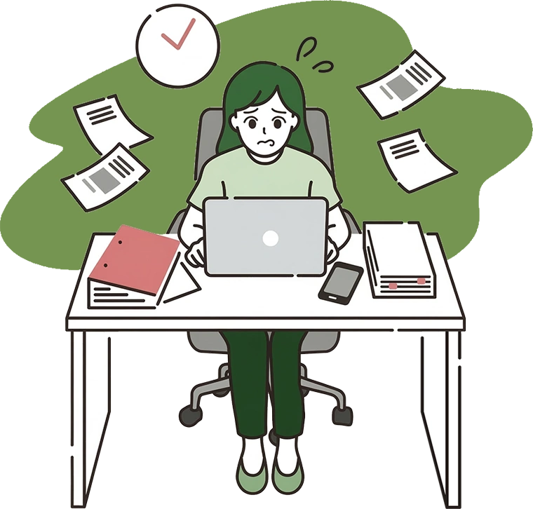 札幌松井こころ相談室 仕事で忙しい女性