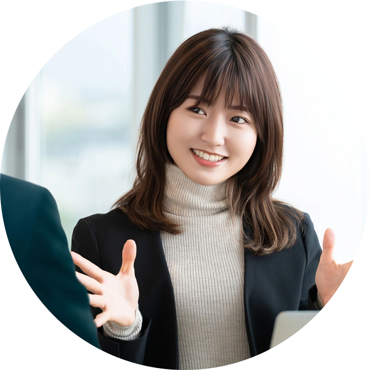 札幌松井こころ相談室 相談する若い女性