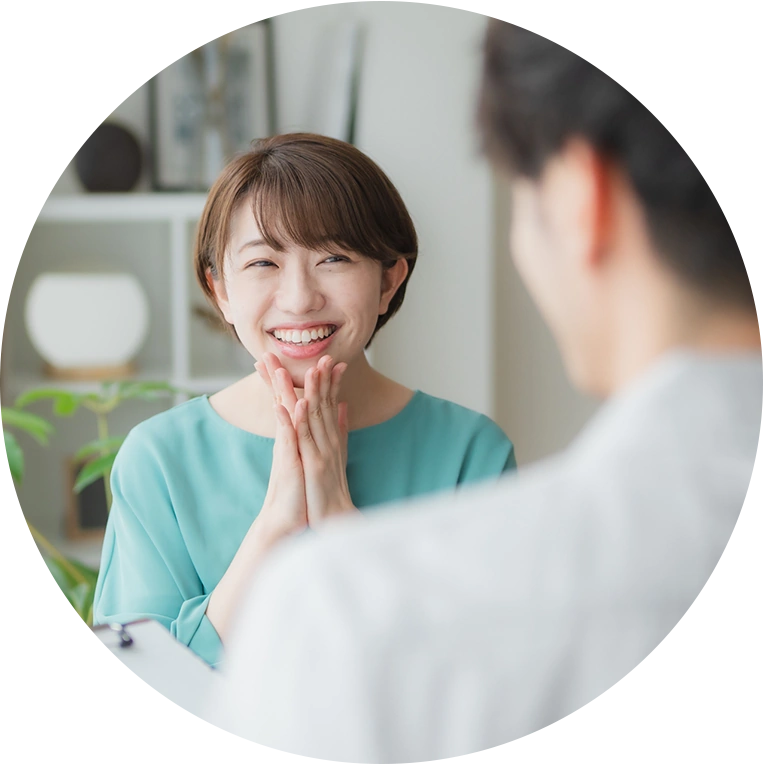 札幌松井こころ相談室 相談する女性