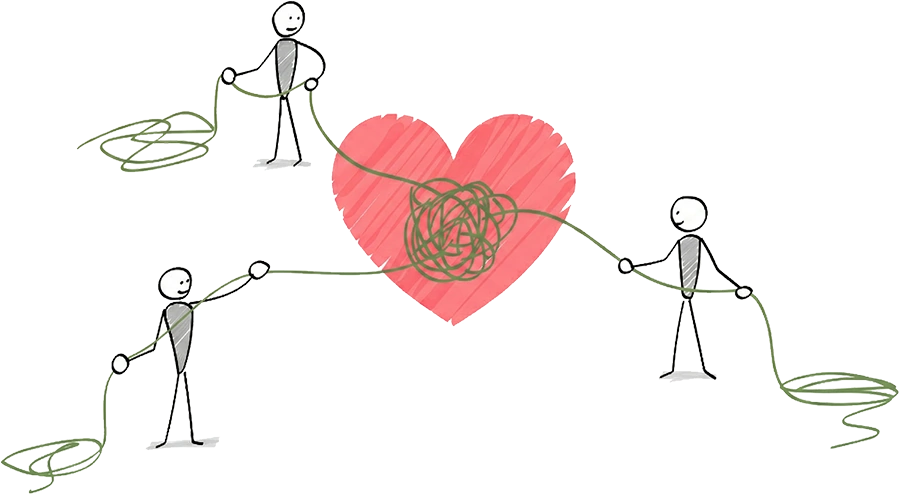 札幌松井こころ相談室 心のモヤモヤを解決するイラスト